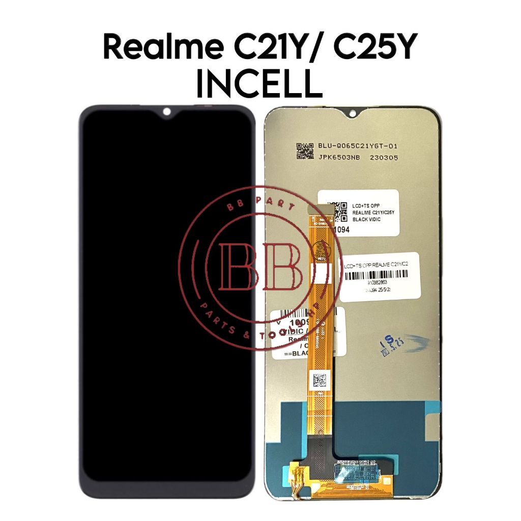 LCD Touchscreen Fullset Realme C21Y / C25Y / RMX3261 / RMX3263 / RMX3265 / RMX3268