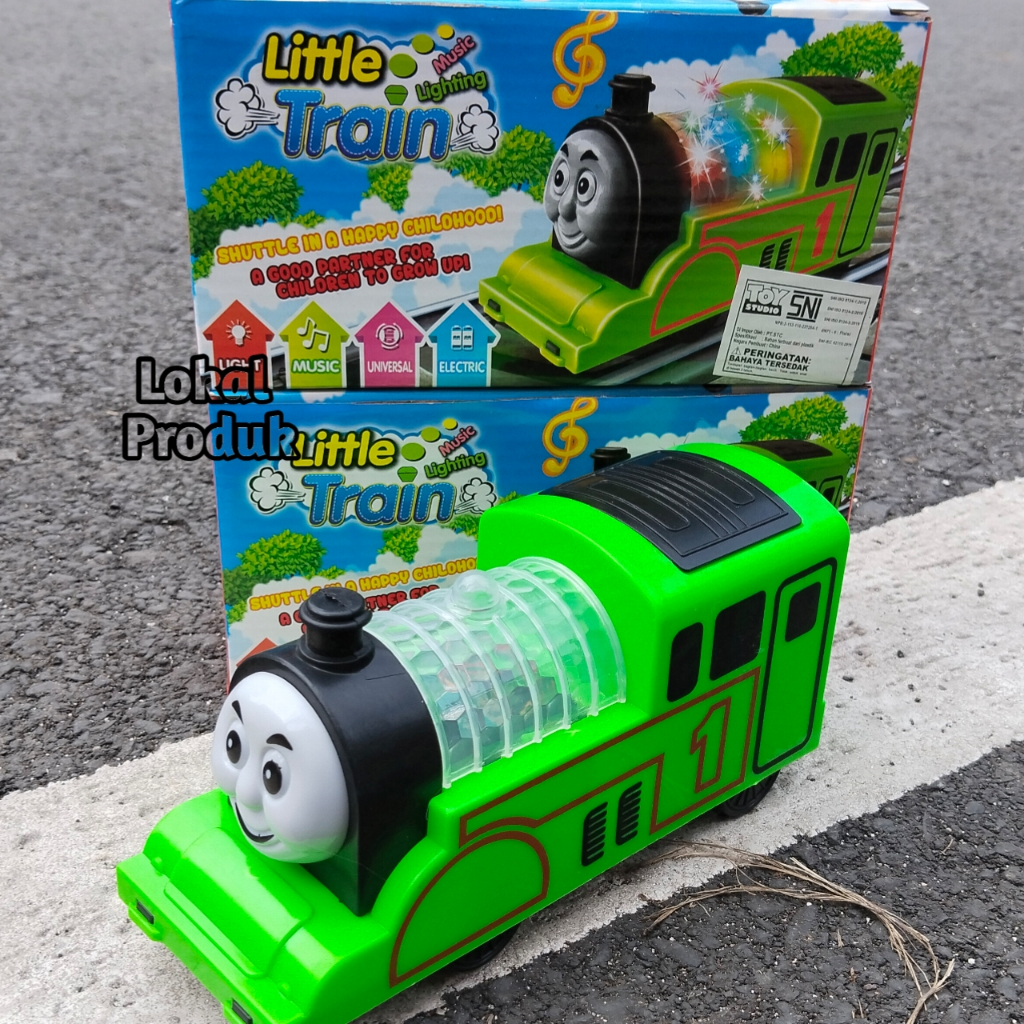 Mainan Kereta Electric Bisa Berjalan Dan Music 8227T | Set Hadiah Anak Cowok Murah Berkualitas Keret