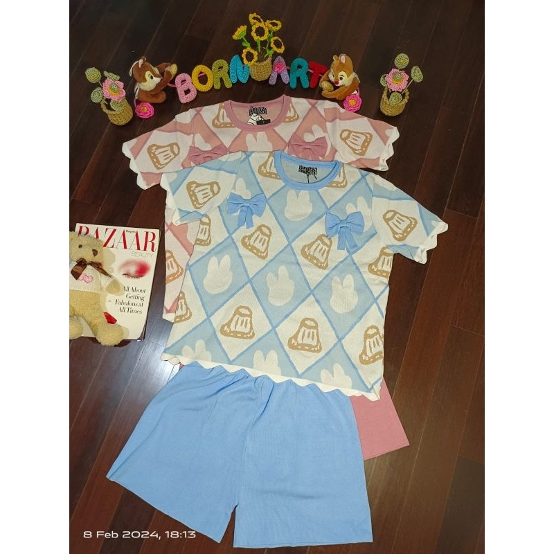 Ploypa Studio Zig Zag with Bow Set