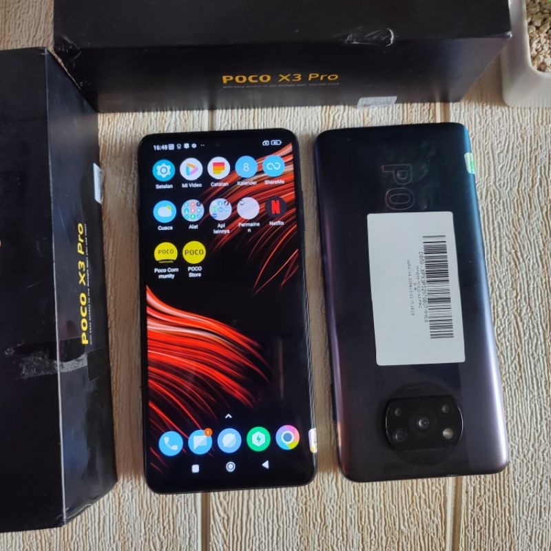 POCO X3 PRO RAM 8/256 6/128 GB ORIGINAL HP RESMI GARANSI TAM