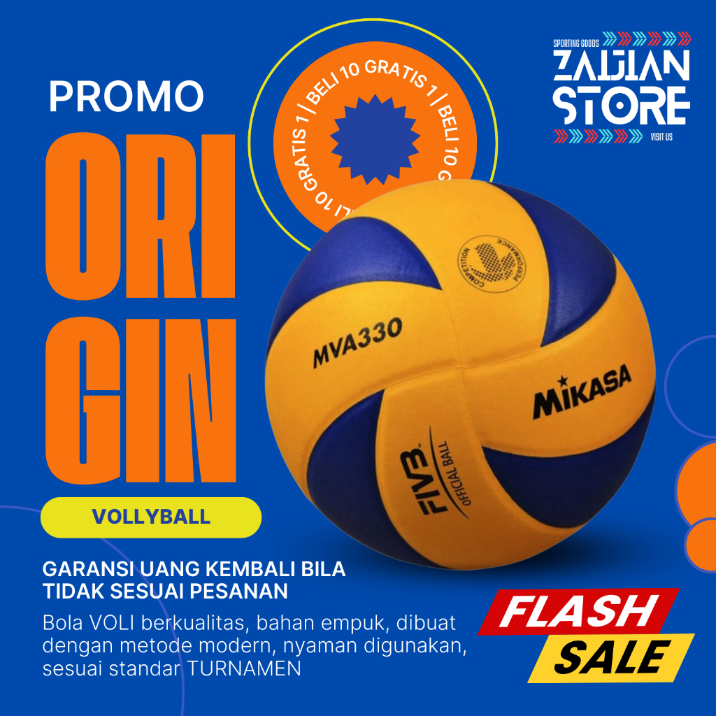 BOLA VOLLY MIKASA MVA 330 SUPER