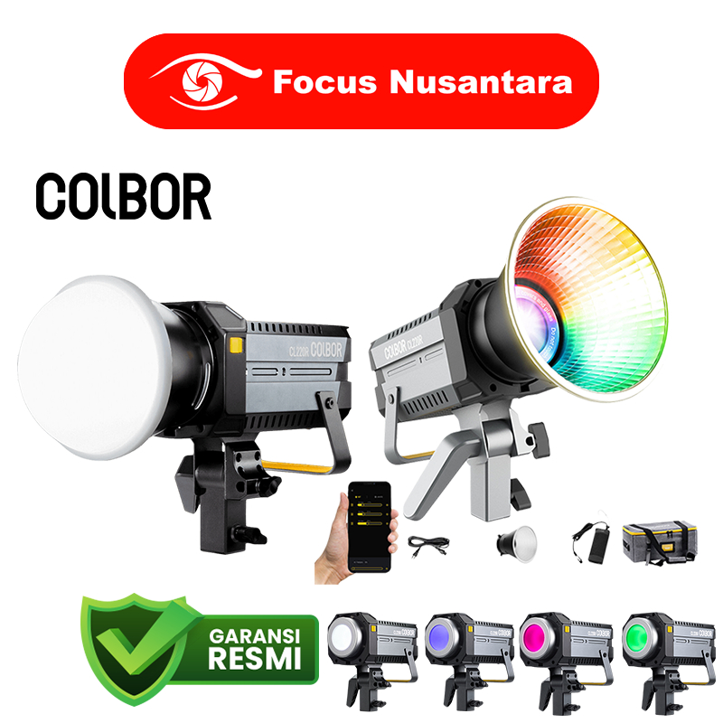 COLBOR CL220R RGB COB Video Light CL 220 R Studio Lighting CL220 GARANSI RESMI