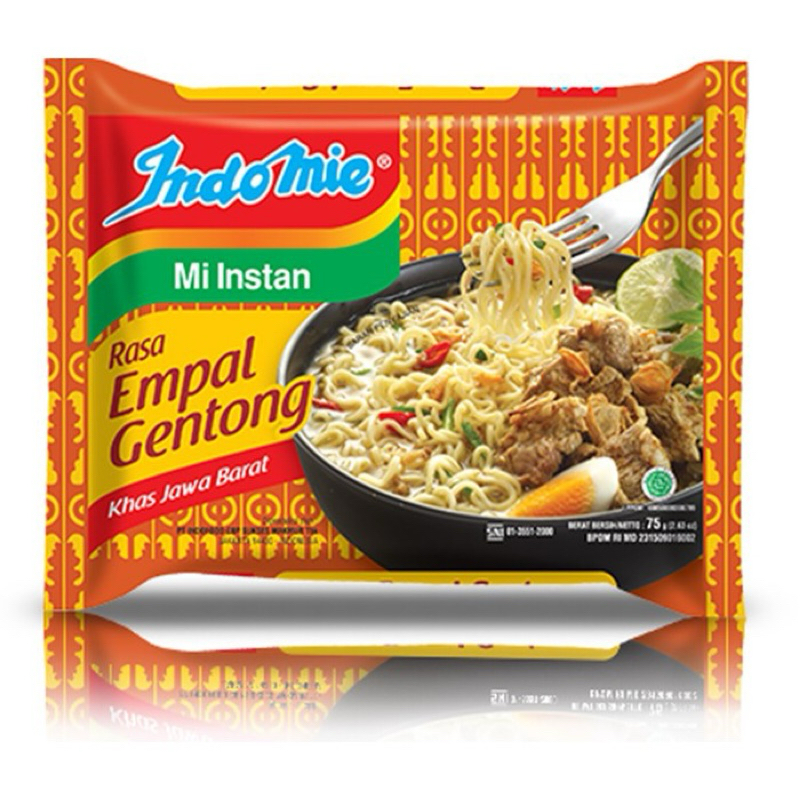 

Indomie mie instan empal gentong mie rasa empal gentong