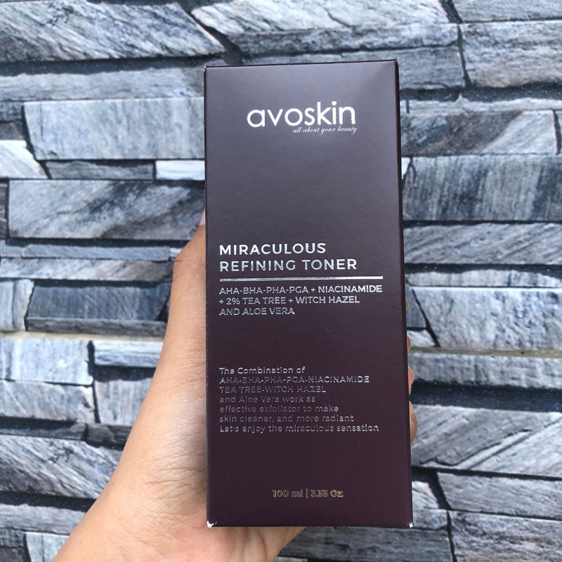 Toner Exfo Avoskin Miraculous Refining 100ml exfoliasi exfoliating