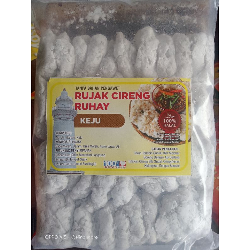cireng rujak rasa keju,rujak cireng ruhay