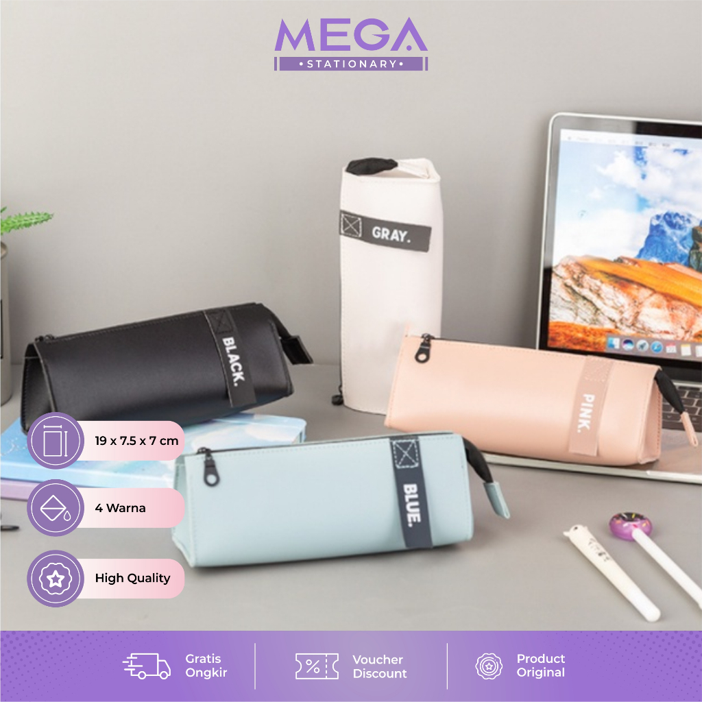 

Tempat Pensil Bentuk Segitiga Kapasitas Besar Untuk Pelajar