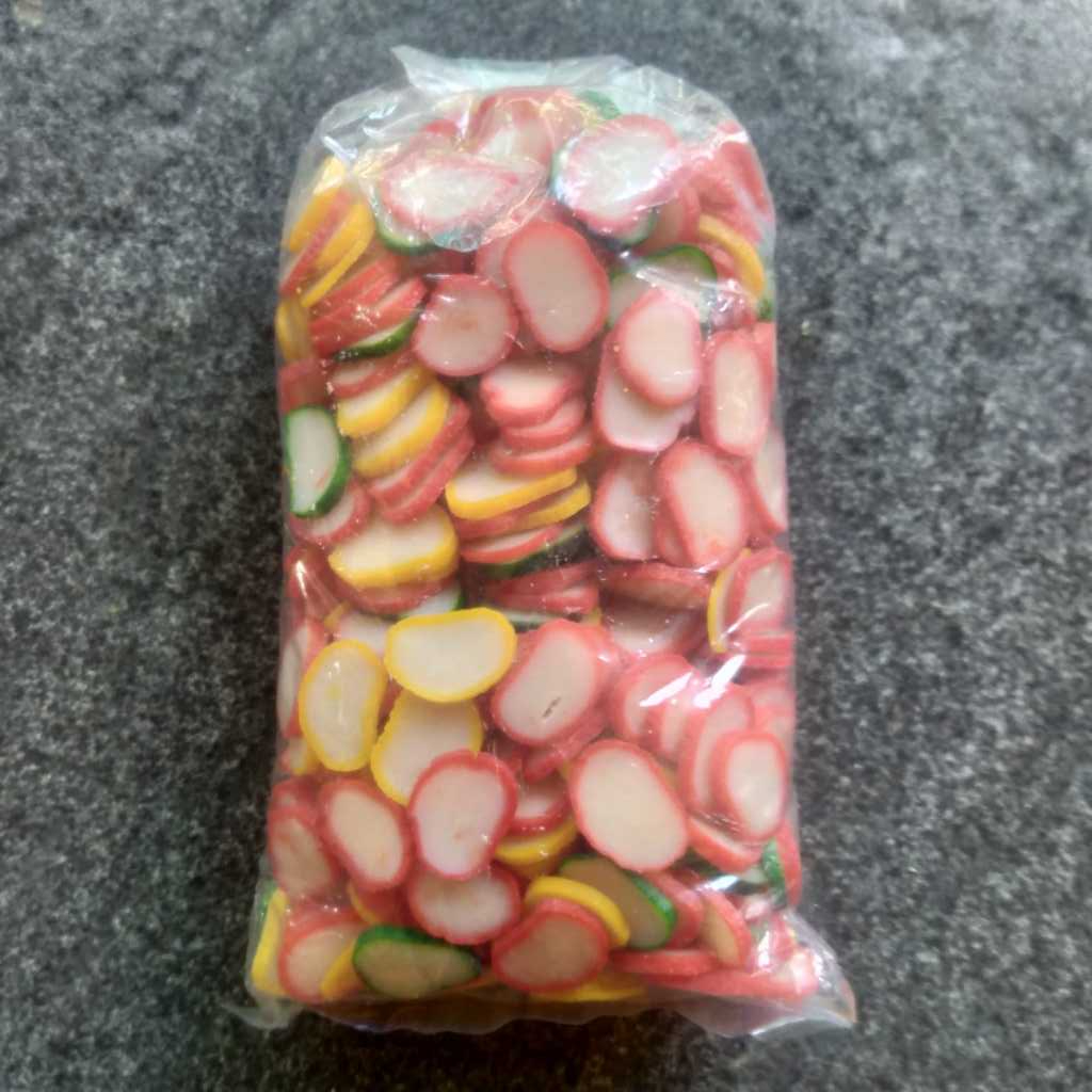 

KERUPUK KANCING MINI 1KG TOPPING SEBLAK