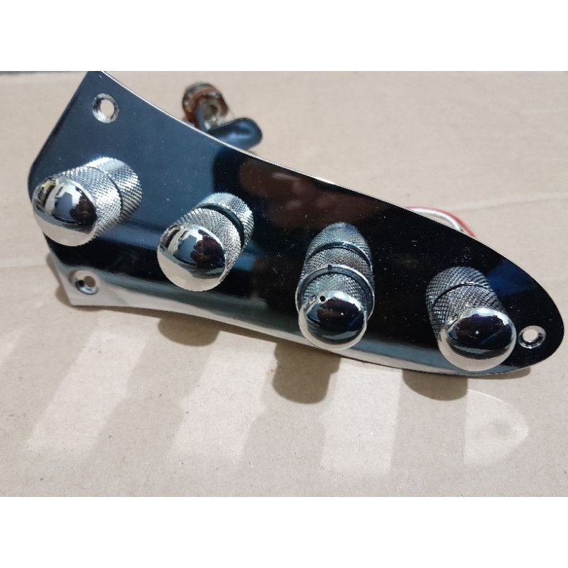 Preamp Aktif Jazz Bass Style Set Plat