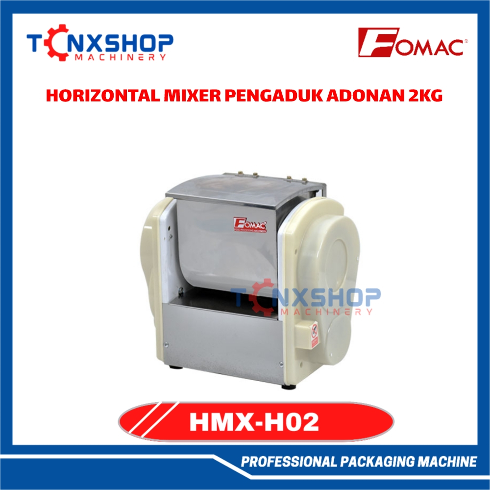 Horizontal Dough Mixer Mesin Pengaduk Adonan Mie HMX-H02 FOMAC