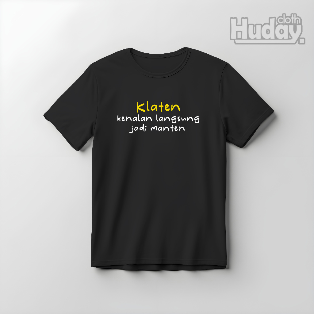 kaos kota klaten / baju atasan pria wanita / cod