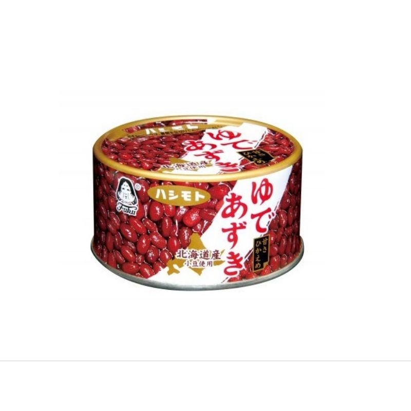 

HASHIMOTO Hokkaido Yude Azuki - Kacang merah Azuki Hokkaido kemasan kaleng 190g