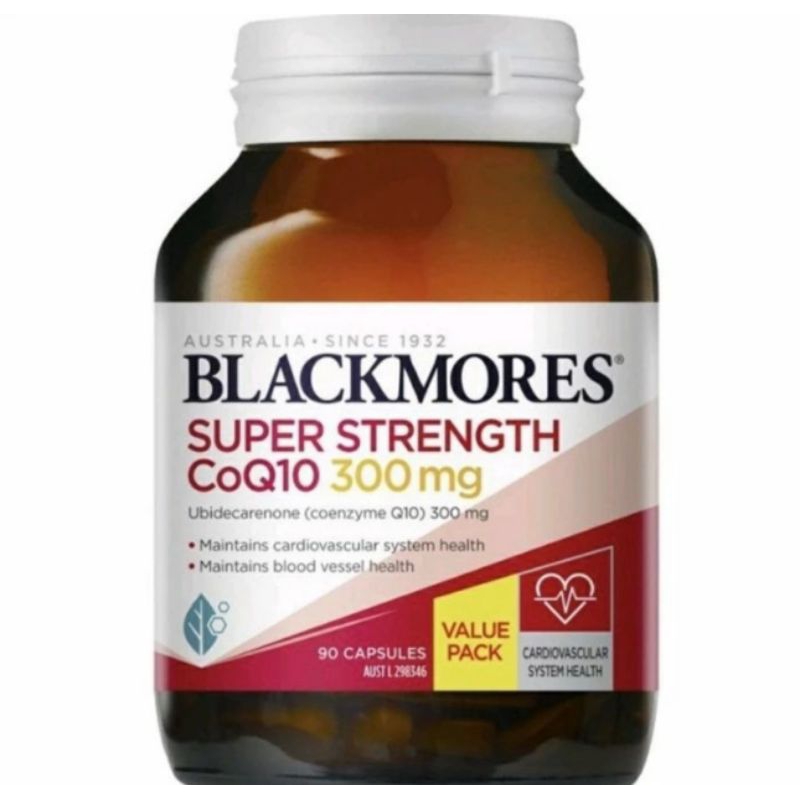 Blackmores coq10 coq 10 co q10 super strength 300mg 300 mg 90 caps