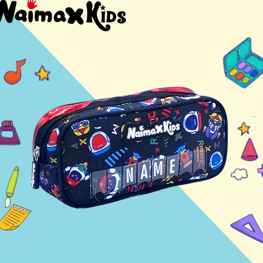 

Free Ongkir Pencil Case Custom Nama Naimax kids Pencil Case Medium Anak LakiLaki