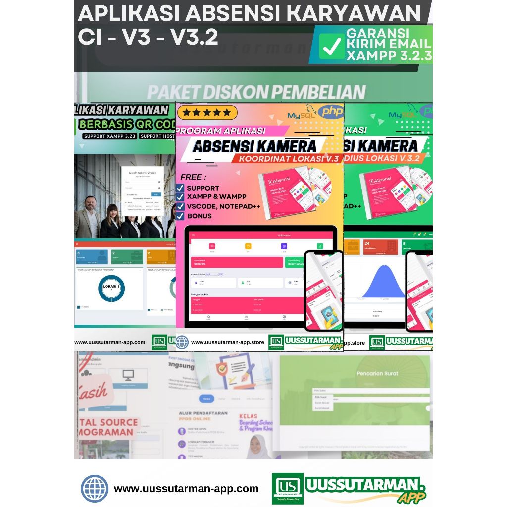 Paket 1 - Aplikasi Absensi berbasis web