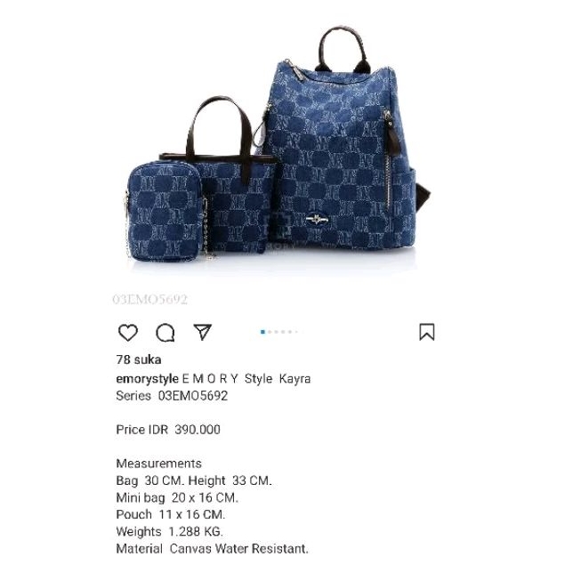 new emory style karya bag