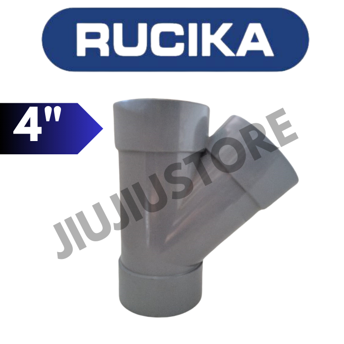 RUCIKA Y 4"" D RUCIKA Y BRANCH PVC 4"" D RUCIKA SAMBUNGAN Y 4 INCH D