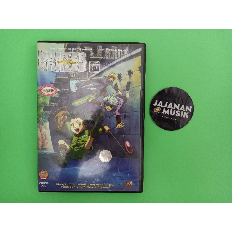 VCD Hunter X Hunter (Vol 3 dan 4)