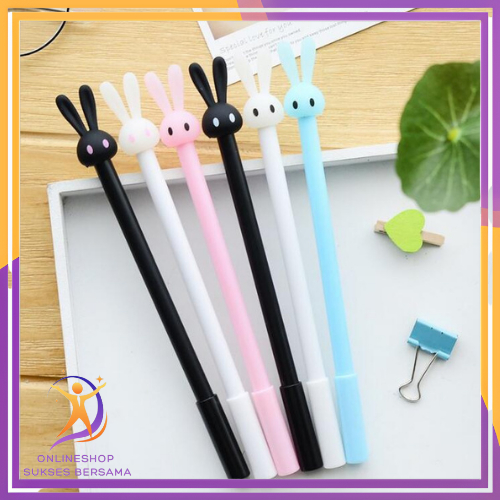 

OSB Pulpen Pena Bentuk Karakter Kepala Kelinci Bolpen Karakter Bunny Lucu Unik Pulpen Karakter Gel Imut Pulpen Gel Pena Murah