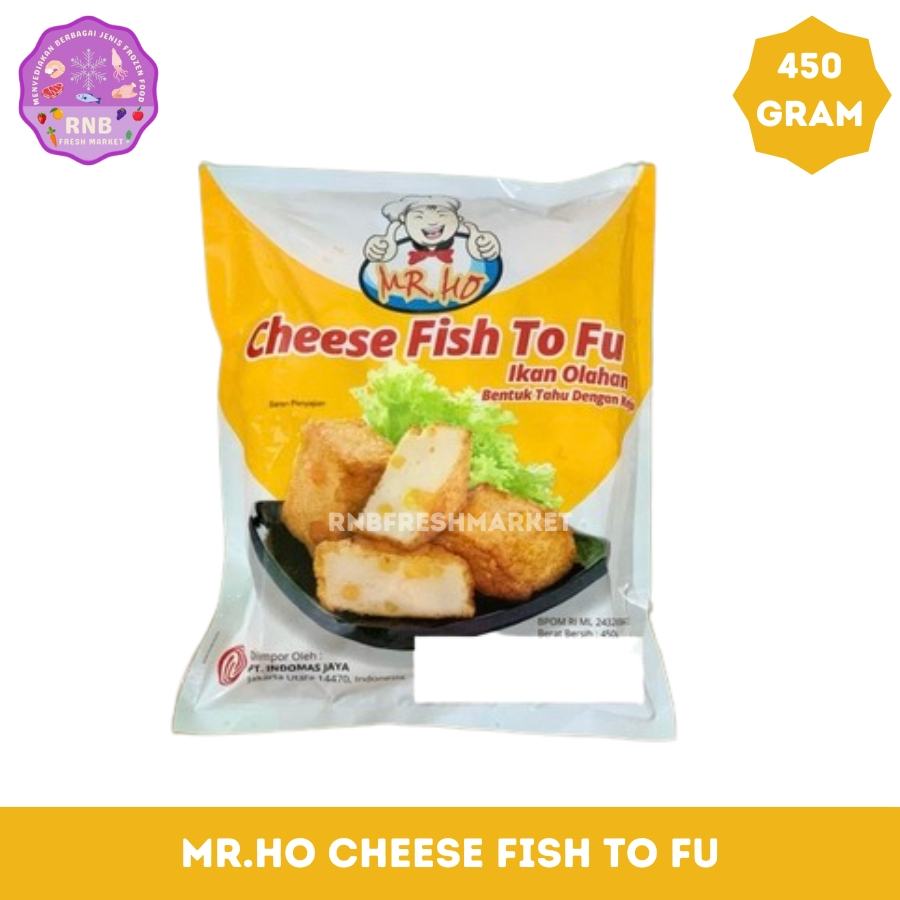 

Mr.Ho Cheese Fish To Fu Netto 450 Gram