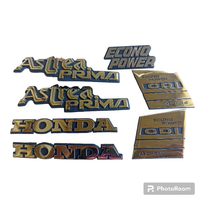 Emblem astrea prima honda ex5 dream logo honda astrea prima