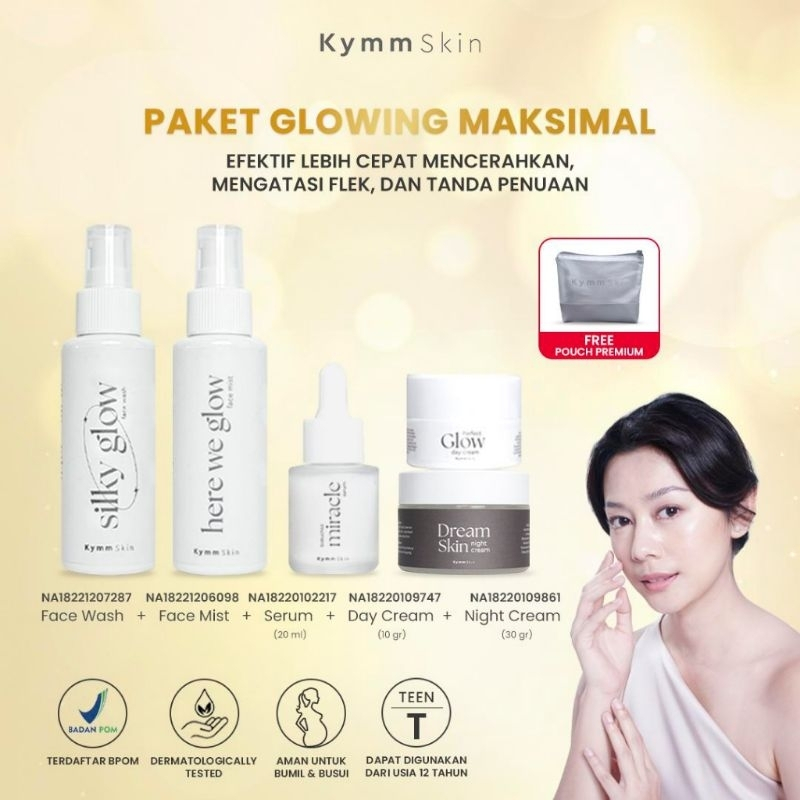 PAKET LENGKAP PREMIUM KYMM SKIN+POUCH
