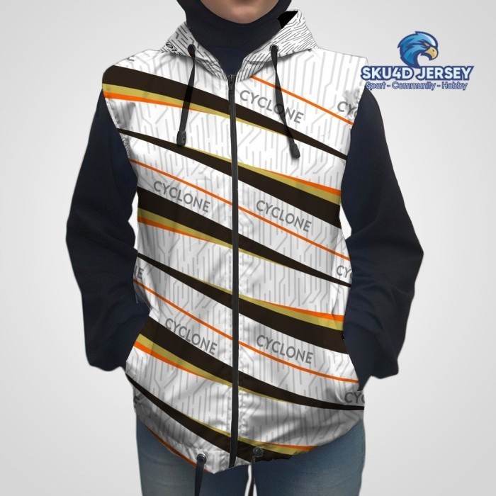 Rompi Printing Parasut Sepeda Custom Full print, art 04