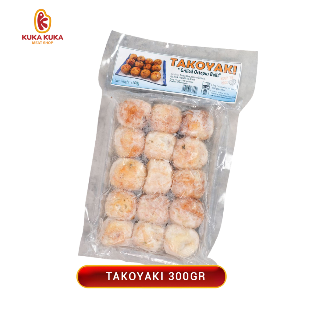 

Takoyaki Gurita Octopus Ball Frozen - 300gram Ready to cook Siap santap