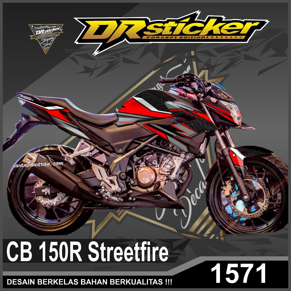 Decal Stiker CB150R Streetfire 2018 - 2022 Full Body Fullset Stiker CB150R New 2018-2022