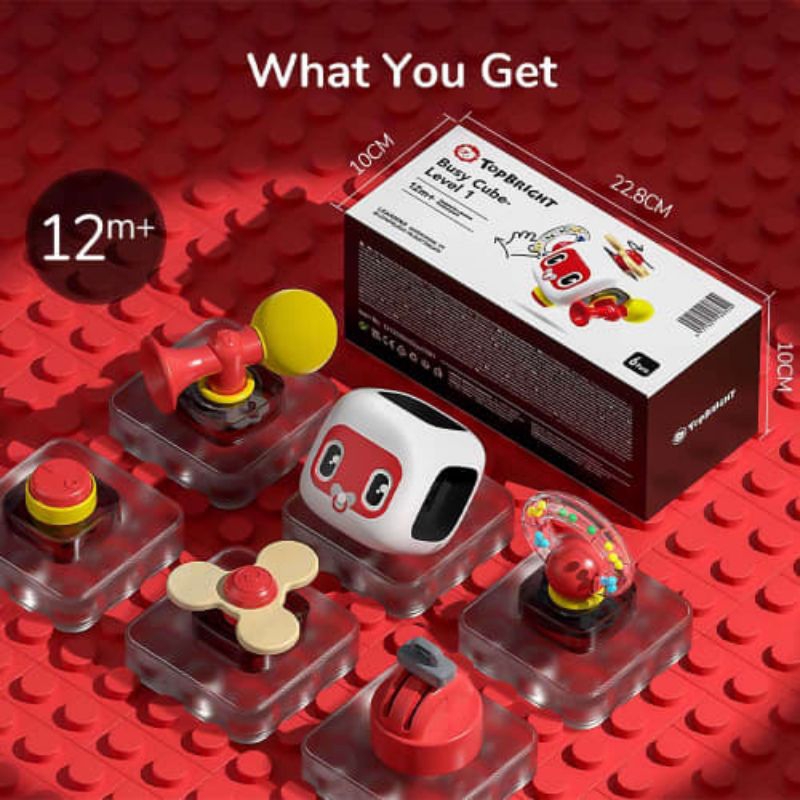 Top Bright Set Mainan Busy Board Level 1