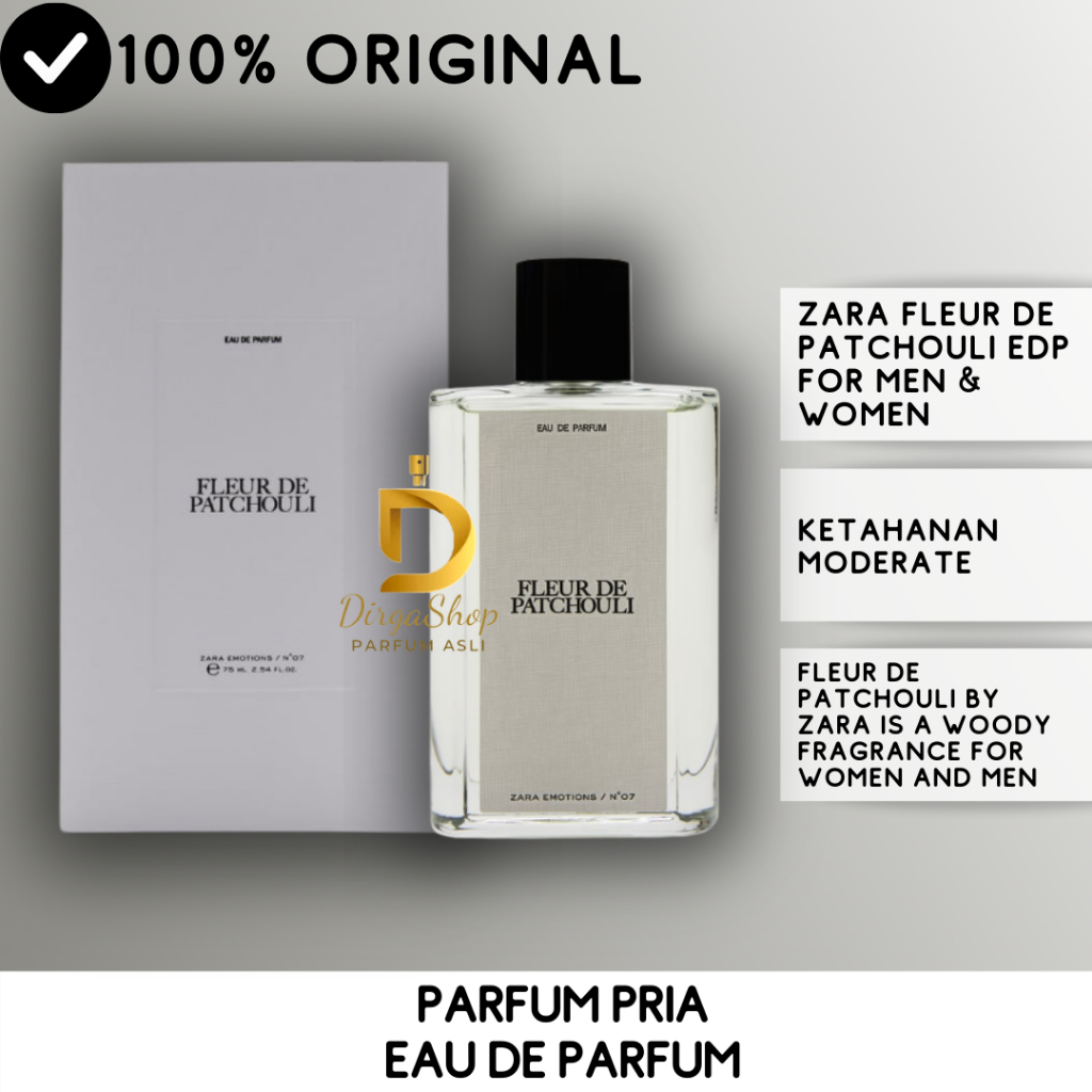 ZARA FLEUR DE PATCHOULI EDP For Men & Women