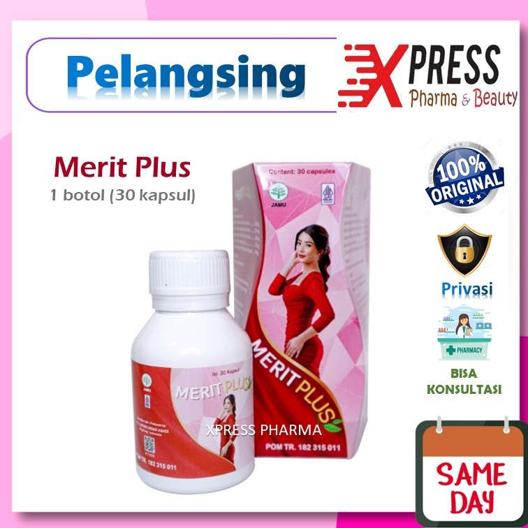 XPRESS  Merit Plus Pink Obat Diet Alami Herbal Langsing Merah