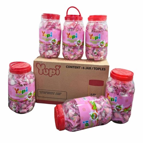 

YUPI Kiss Strawberry Jar Toples