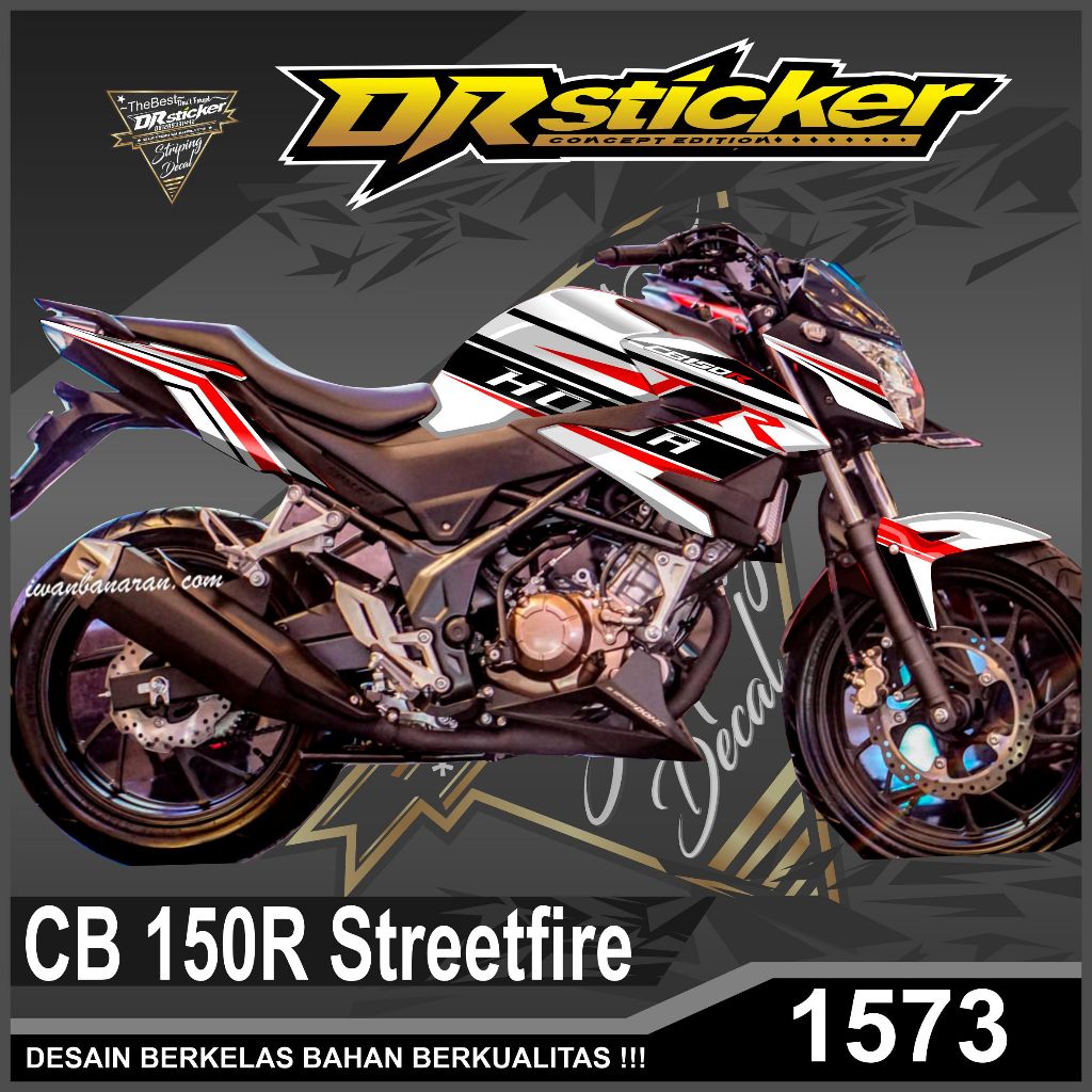 Decal CB150R-Stiker Lis Decal CB150r StreetFire v3 SIMPEL BANGET (Banyak Model Dan Warna)
