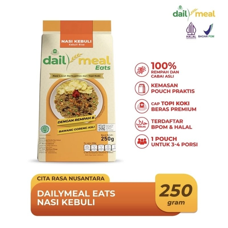 

Nasi Kebuli Dail Meal Eats 250gr