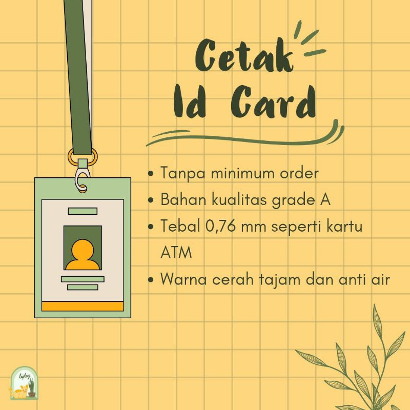 

[Leifleiy] Custom Cetak ID Card