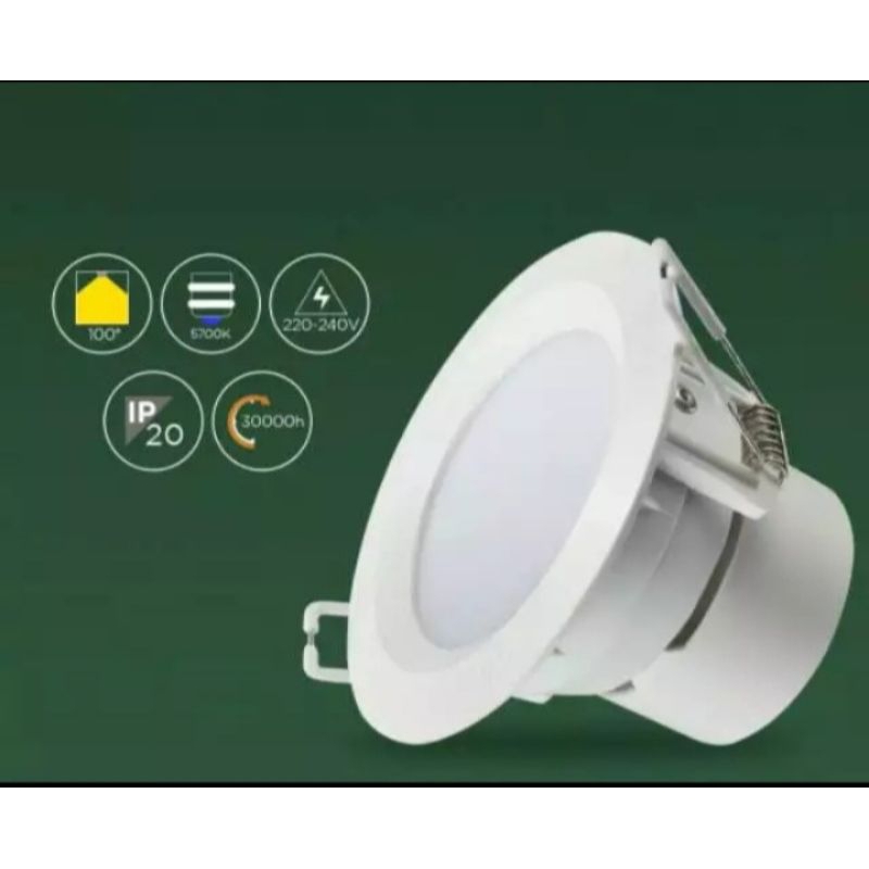 LAMPU DOWNLIGHT LED 10W 3000K WARM WHITE DAN 4000K COOL WHITE- NVC MESSON NLED9314A