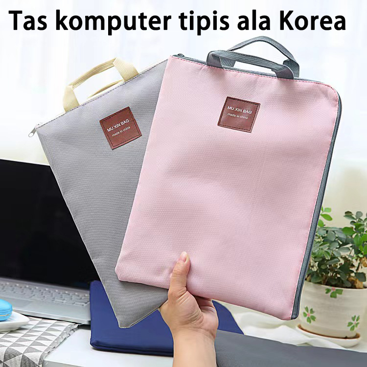 

Tas Leptop Map A4 File Organizer laptop lpad tenteng -Tempat File kain ritsleting jaringan