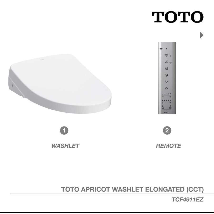 Seat Cover Tutup Kloset TOTO Washlet TCF4911EZ