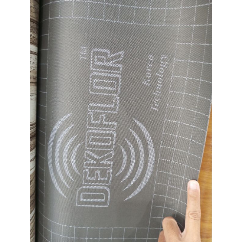 Karpet Terpal Perlak plastik vinyl tebal gulungan meteran untuk lantai lebar 2m x 25m DECOFLOOR