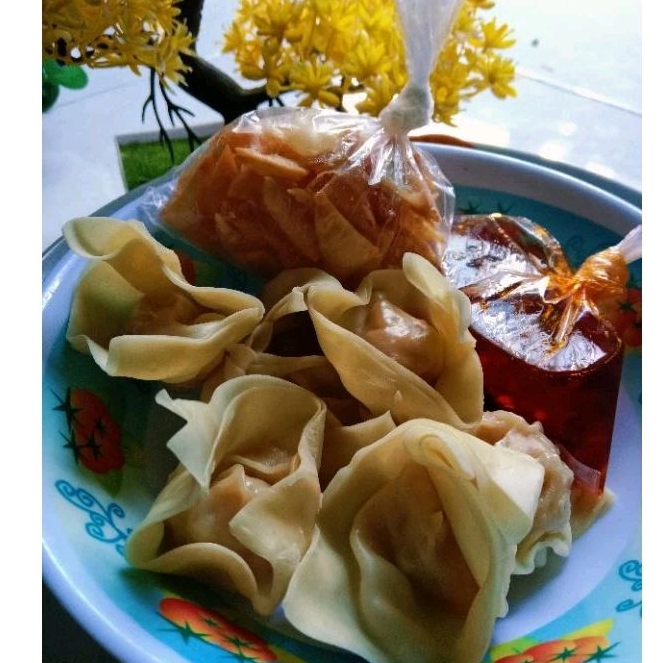 siomay wonton jeletot/ siomay pedas wonton pedas