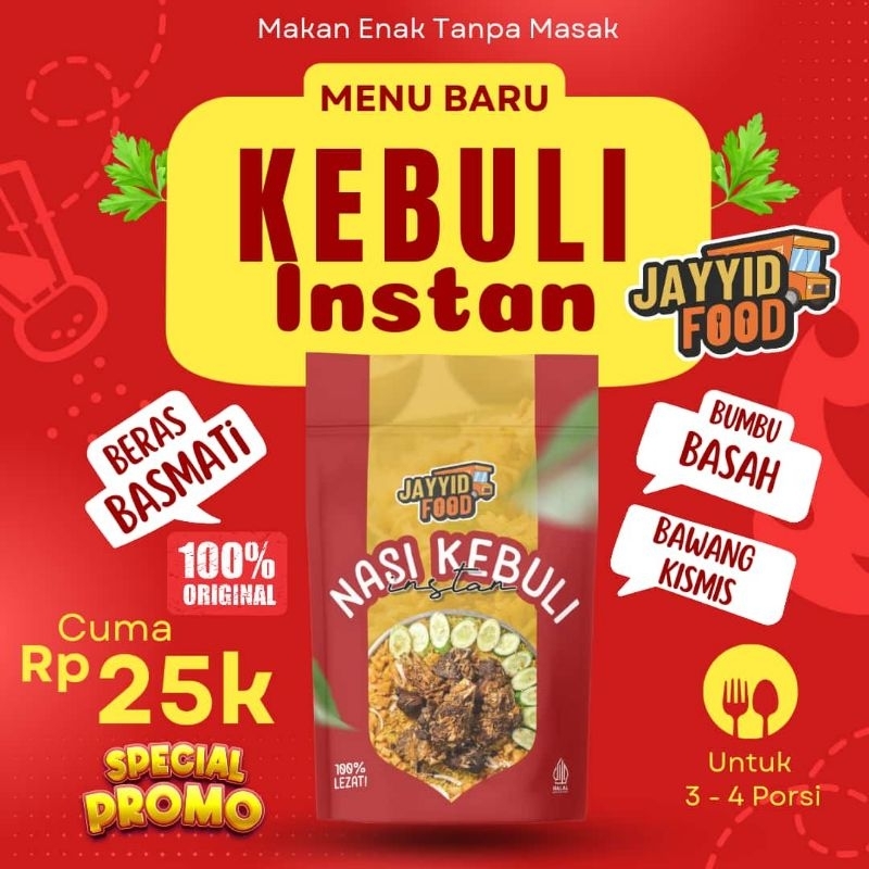 

Nasi Kebuli Instan/Nasi Kebuli