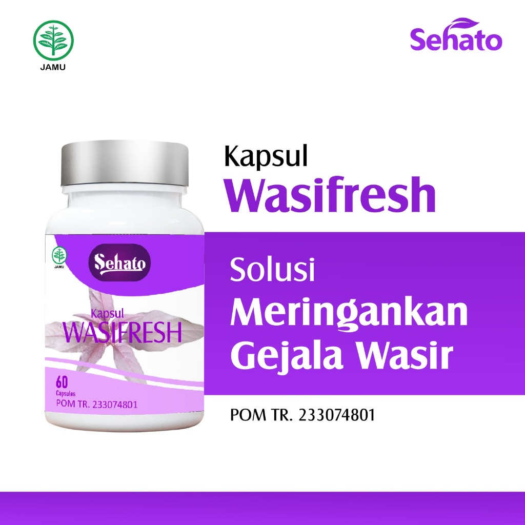 Kapsul Daun Ungu wasirfresh | Daun Ungu Obat Wasir | Ambeien | Ambeyen