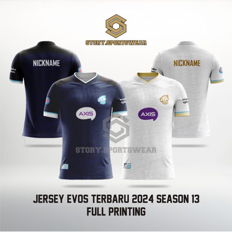 Jersey Evos Terbaru 2024 S13 Free Nickname
