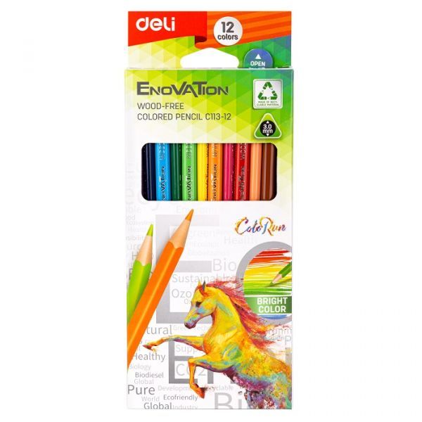 

DELI PENSIL 12 WARNA ENOVATION C113-12