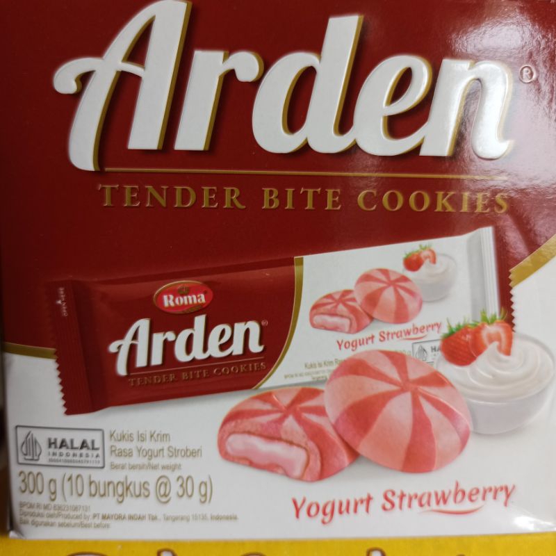 

Kukis ARDEN Rasa Yogurt Stroberi