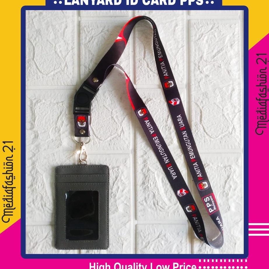

Terbaru Lanyard ID Card Tali Gantungan ID Card PPS PANITIA PEMUNGUTAN SUARA Desain Satu Sisi Ready Stok Dan Custom Minimal Order 5pcs