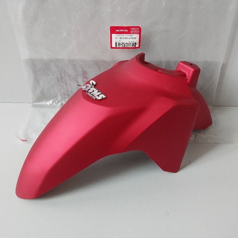 Slebor Spakbor Fender Depan Merah Doff Vario 125/150 LED (2018-2022) 61100 K59 A70ZB