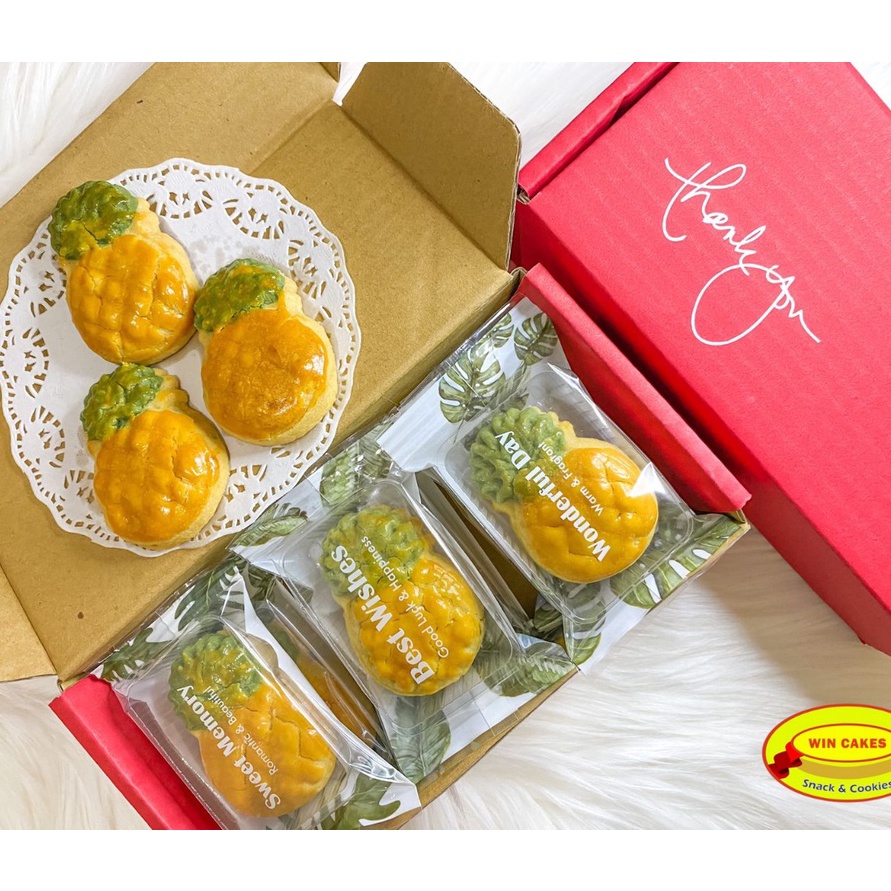 

COD Nastar Taiwan Nastar Nanas Wisman Jumbo Taiwanese Pineapple Cake Pineapple Tart isi 6