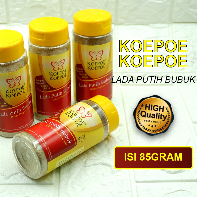 Koepoe Koepoe Merica Bubuk Lada Putih Isi 85gram