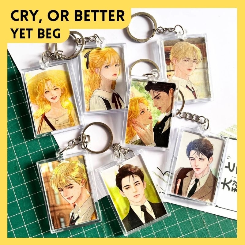 Gantungan Kunci Keychain Mathhias Leylya Kyle CRY, or BETTER YET BEG